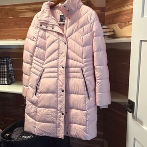 London Fog Light Pink Puffer Coat